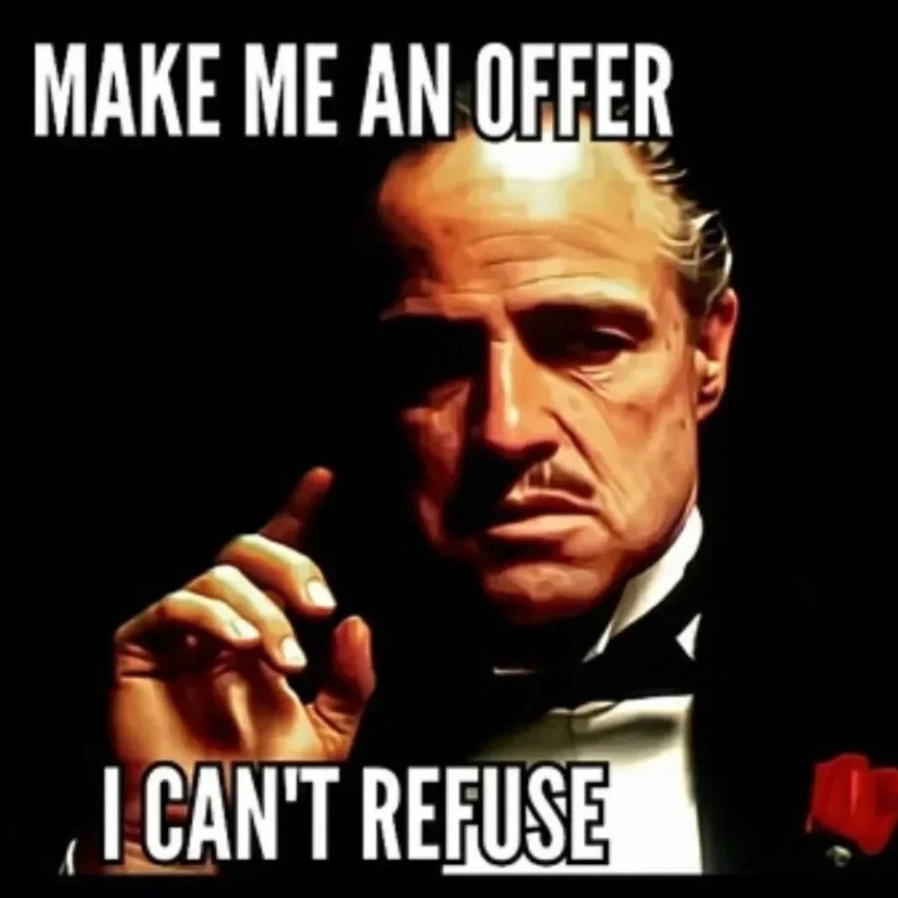 I love offers! Reasonable ones will always be considered!